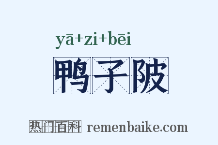 鸭子陂是什么意思的图片